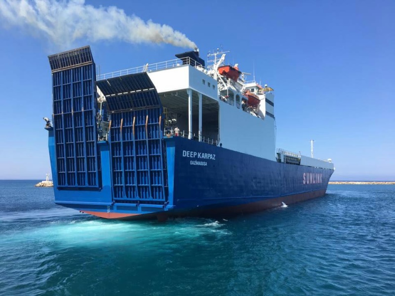 Ro Ro Deep Karpaz Yeni Gemimiz MERSIN / MAGOSA Seferine Başlamıştır